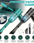 Portable home and car vacuum cleaner