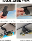 Sunglasses holders for the car
