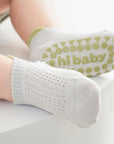 6 Pairs Baby Boys Girls Cotton Non-slip Floor Socks Summer For Toddler Kids Indoor Activities Learn To Walk Ankle Socks