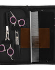 5-piece dog grooming set stainless steel