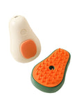 Steamy Cat Brush Cat Dog Grooming Comb Electric Self Cleaning Steam Cat Brush For Massage Avocado Shape Pet Spray Cat Grooming