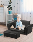 Children's sofa with stool