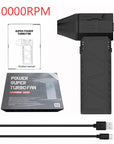 CAER Mini Turbo Jet Fan Electric Air Duster with 3 Gear Adjustable 130000RPM Wind Speed 52m/s Car Computer Cleaning Blower Tool
