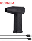 CAER Mini Turbo Jet Fan Electric Air Duster with 3 Gear Adjustable 130000RPM Wind Speed 52m/s Car Computer Cleaning Blower Tool