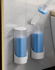Disposable Toilet Brush Wall Cleaning Tool for Bathroom Replacement Brush Head Toilet Accessories