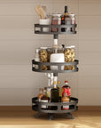 3-layer multifunctional rotating organizer