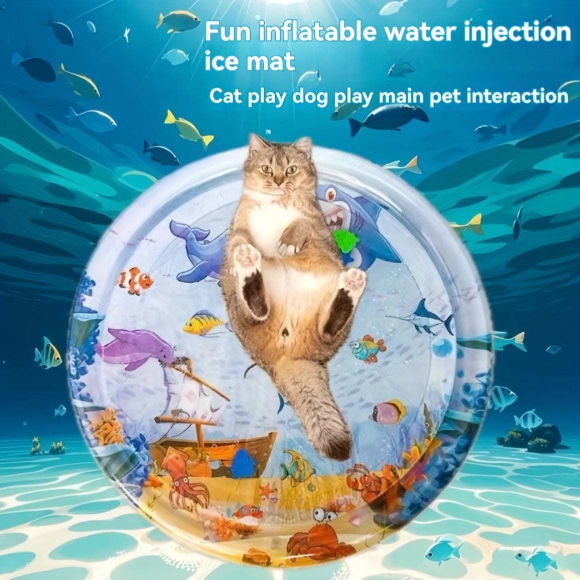 Aufblasbare Kühlmatte für Haustiere