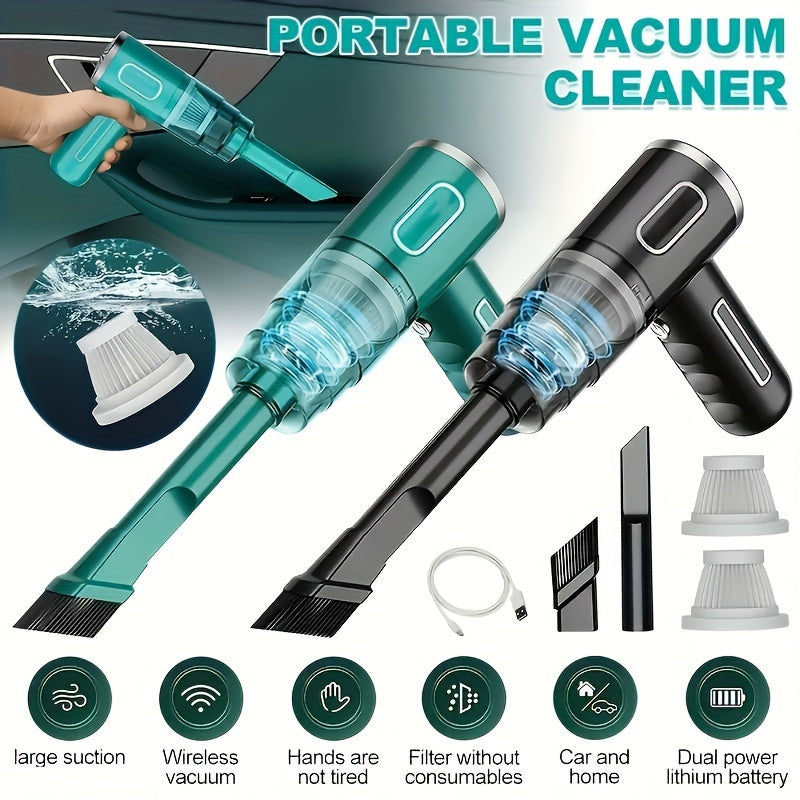 Portable home and car vacuum cleaner