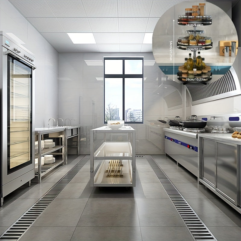 3-layer multifunctional rotating organizer