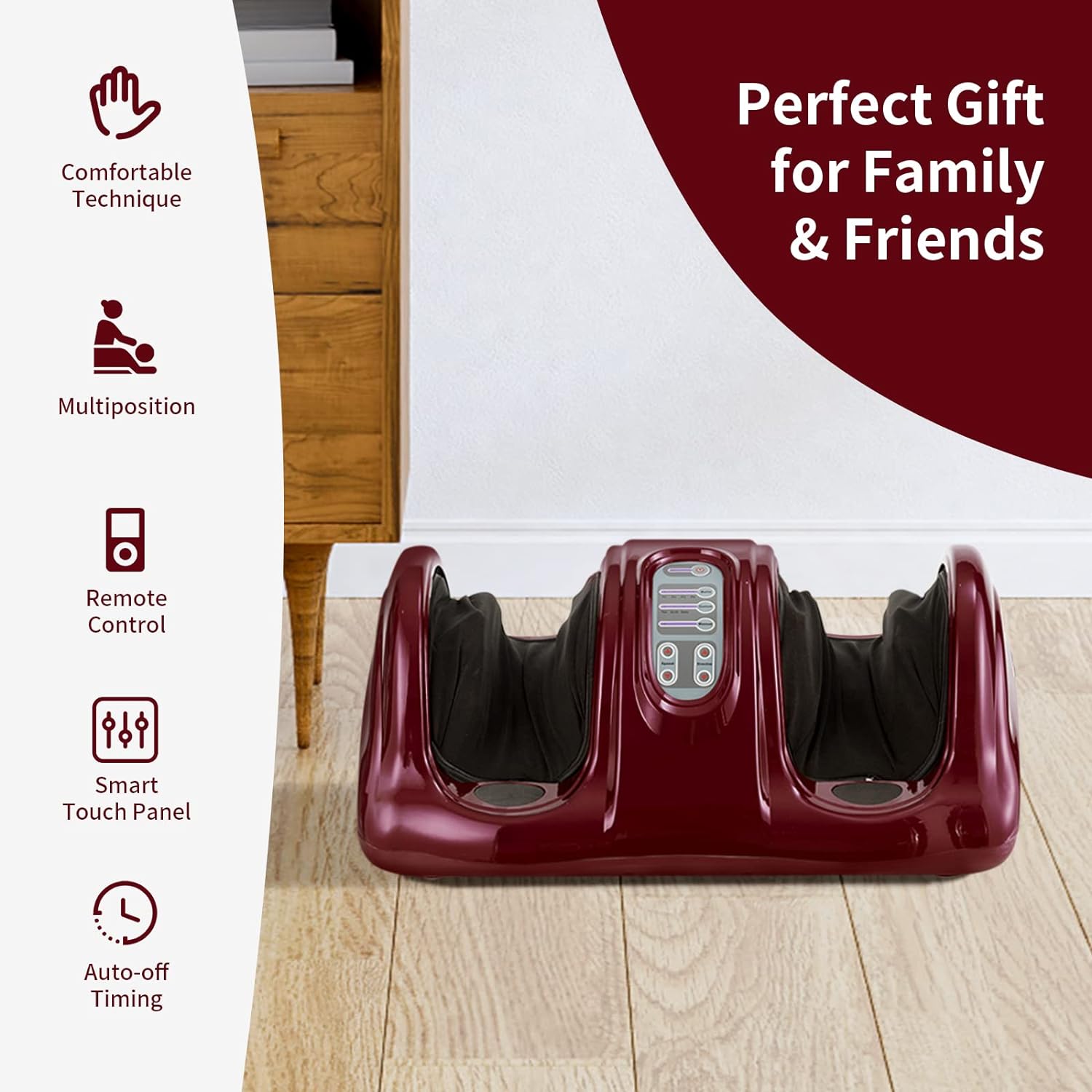 MedicPure Shiatsu Fuß- und Bein-Tiefengewebemassagegerät