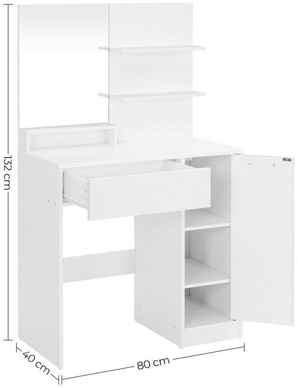 Dressing table with mirror -