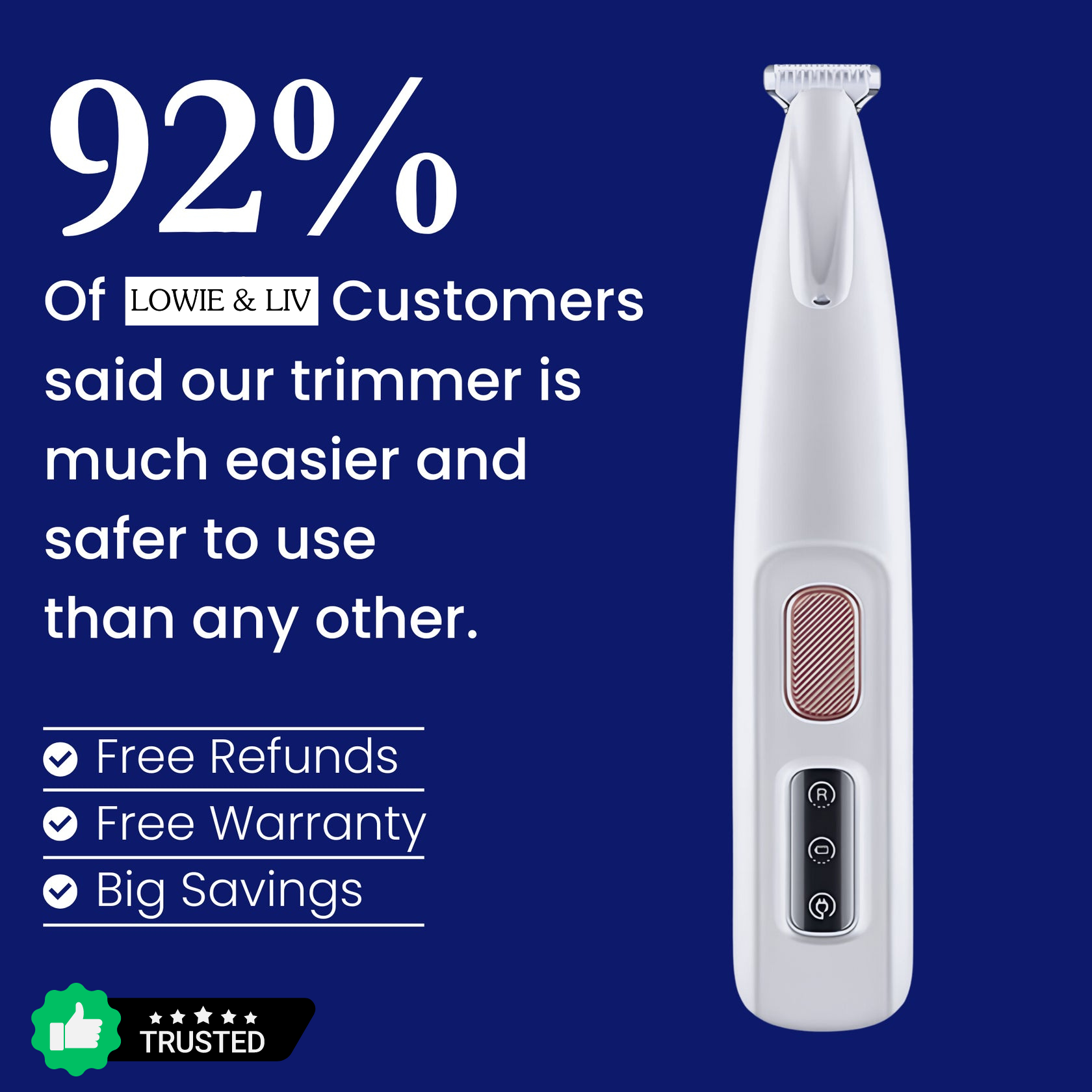 Elektrischer Fellschneider &amp; KOSTENLOSE 1-Jahres-Garantie