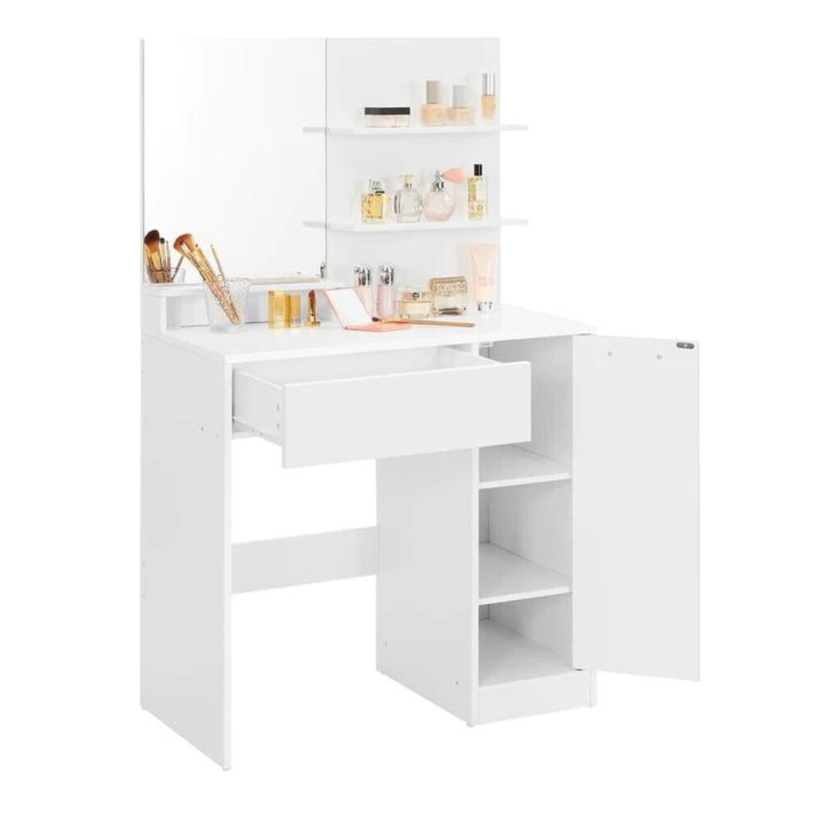 Dressing table with mirror -