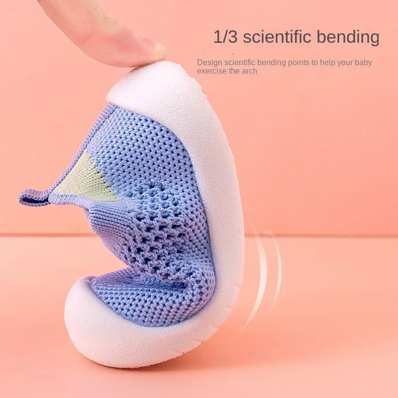 Atmungsaktive gestrickte Kinder-Sneaker 