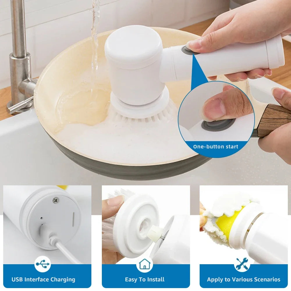 Multifunctional Electric Cleaning Brush 