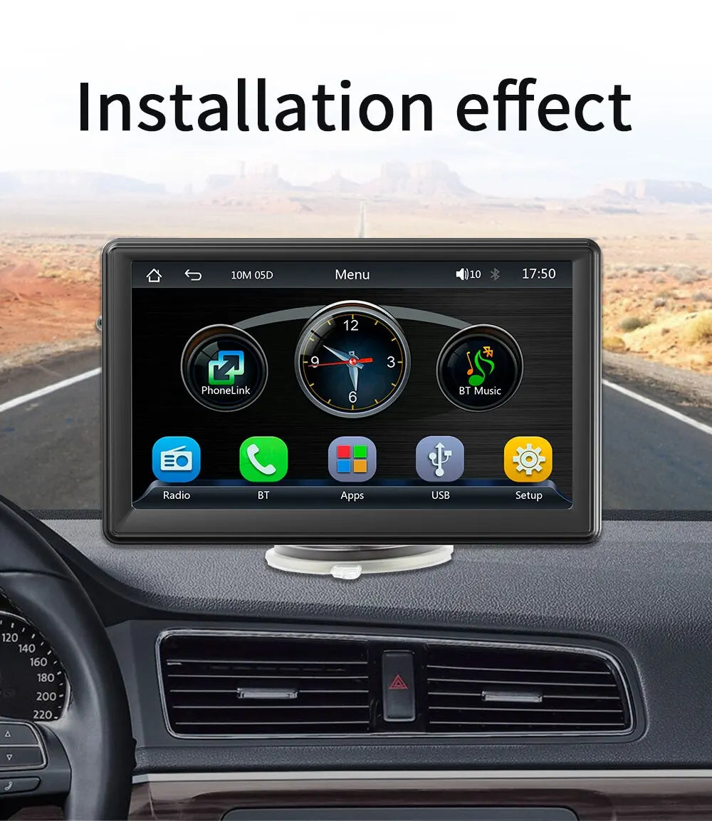 Universal 7inch Wireless Carplay 