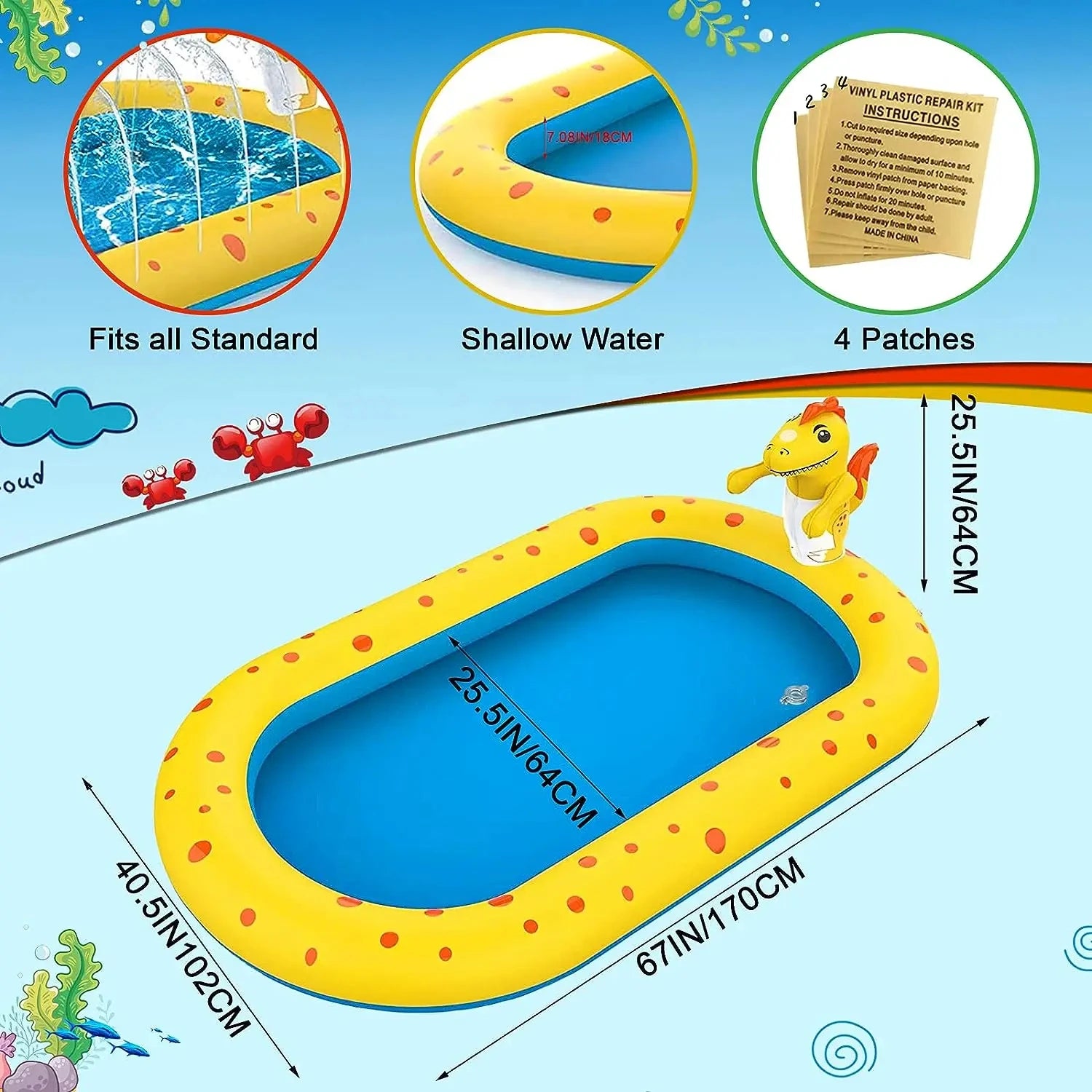 Children Play Water Mat