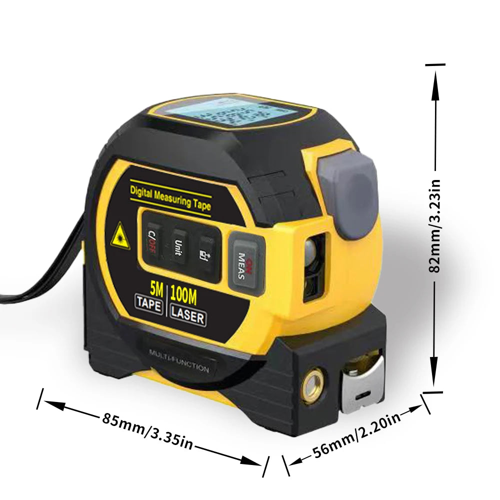 3 In 1 Digital Tape Measure 