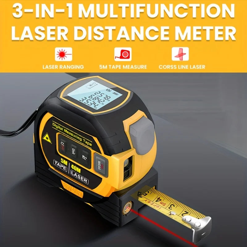 3 In 1 Digital Tape Measure 