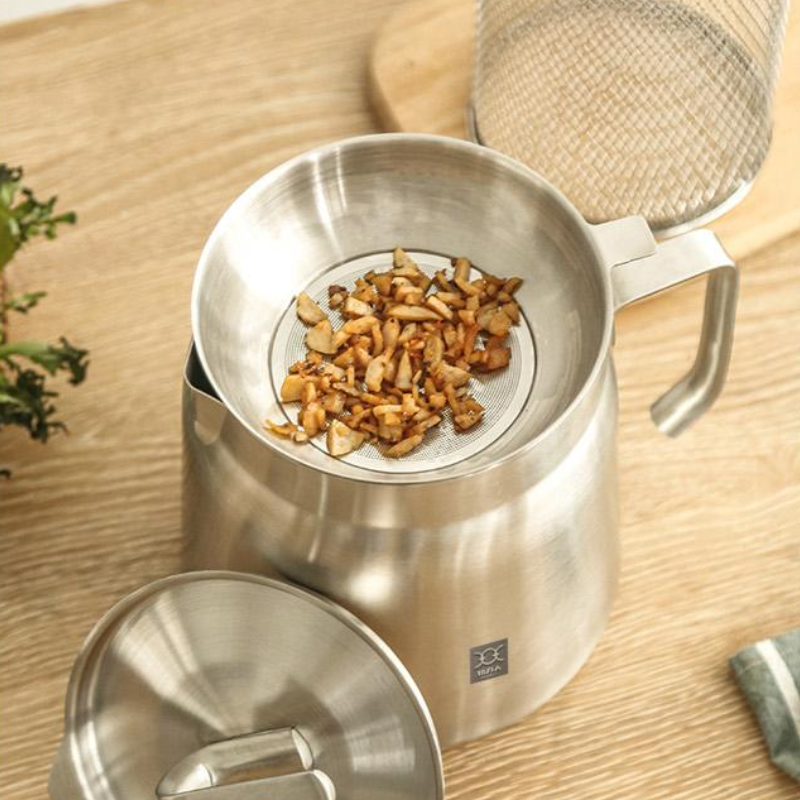2-in-1 Oil Strainer Pot 