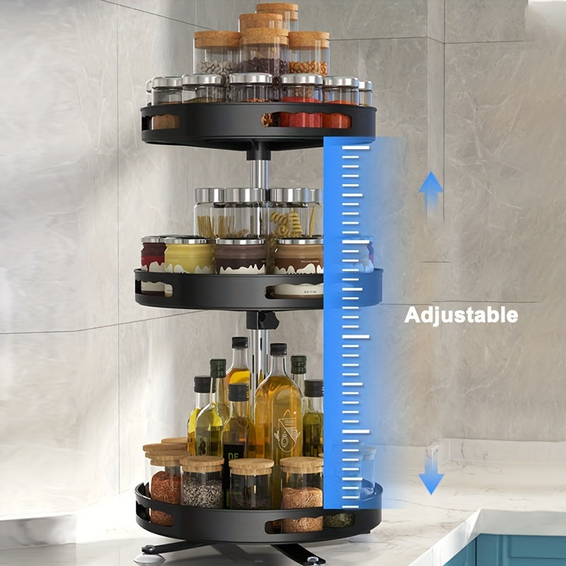 3-layer multifunctional rotating organizer