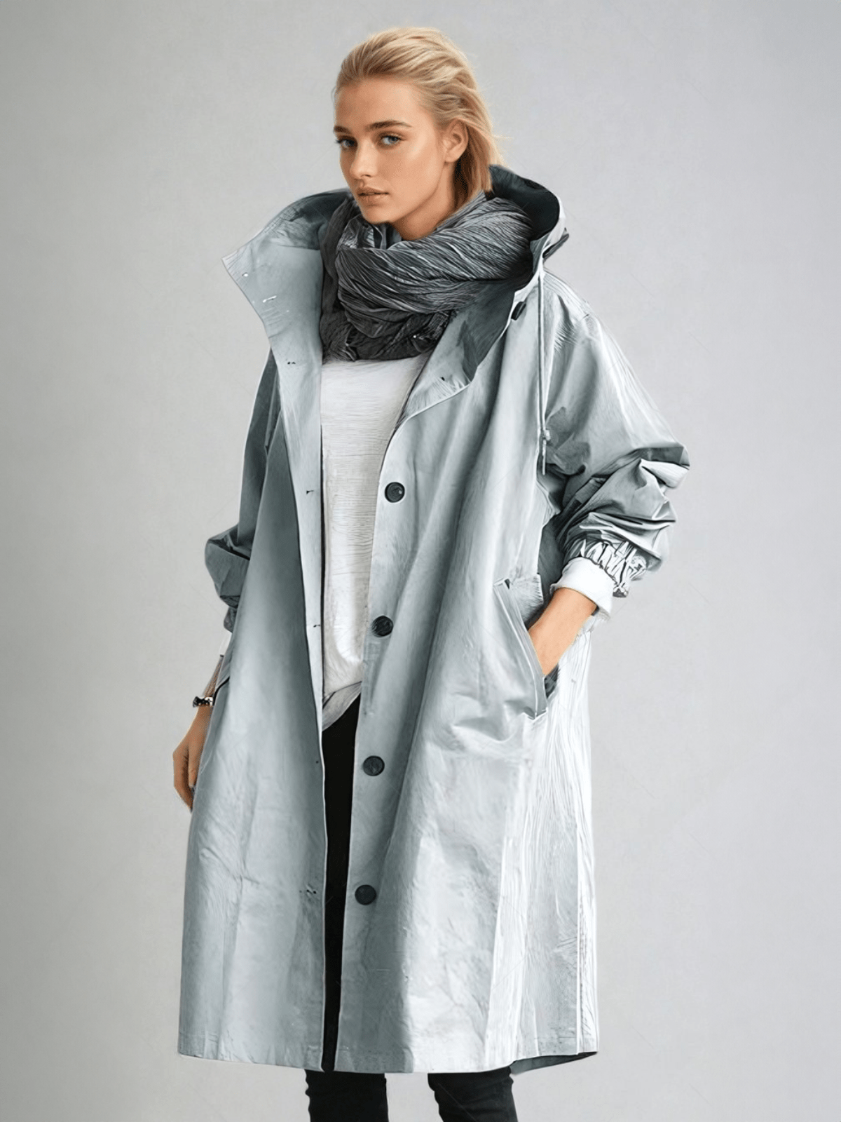 Luna – Elegante Trench Idrorepellente