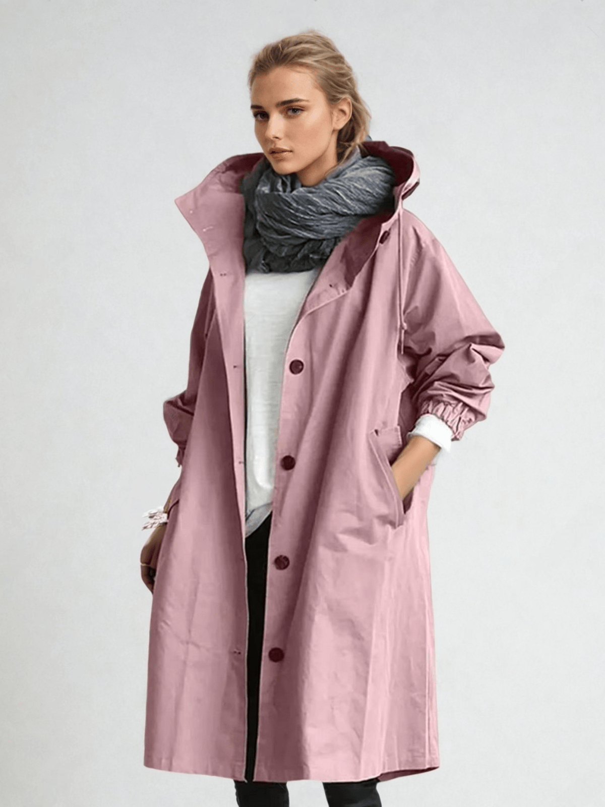 Luna – Elegante Trench Idrorepellente