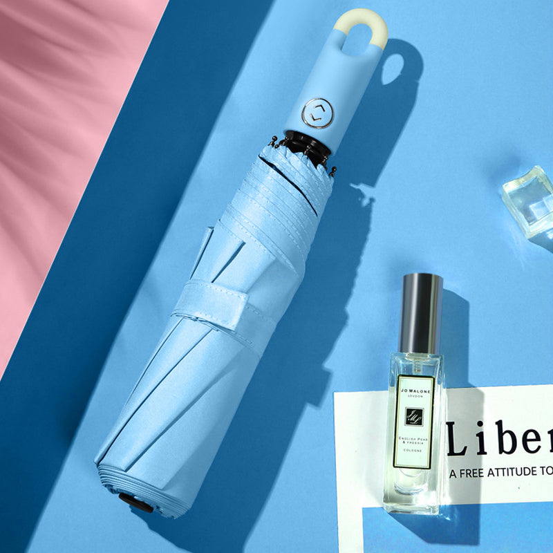 Three-piece self-opening and folding